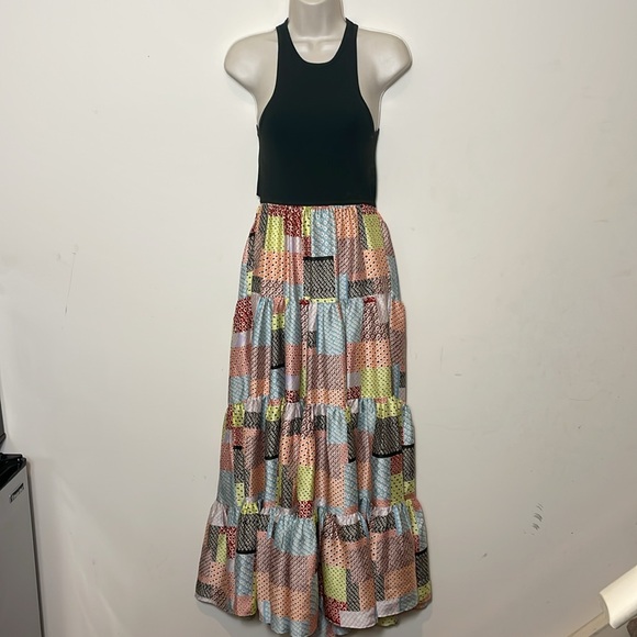 NWT Cinq à Sept Mardi Patchwork Dress - Picture 2 of 11